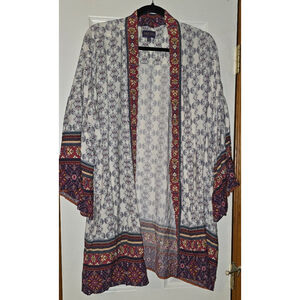 Women's Artesia Kimono Wrap Top Size XL Boho, Cottagecore